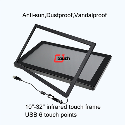 10 Note ponits 43&quot; Ir-Touch Screen Monitor-multi Punkt-Touch Screen Ausrüstung