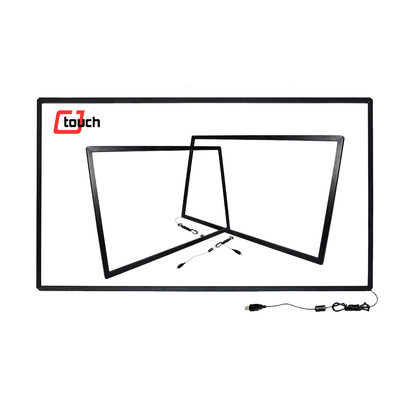 überlagerte InfrarotTouch Screen 10 Punkt-75Inch Antibesetzer der digitalen Beschilderung