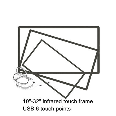 Wechselwirkender Touch Screen Whiteboard IR Monitor, 46&quot; Infrarotrahmen-Touch Screen