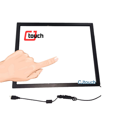 17 Zoll-multi Noten-Infrarottouch Screen mit 3mm Glasvandalen-Beweis