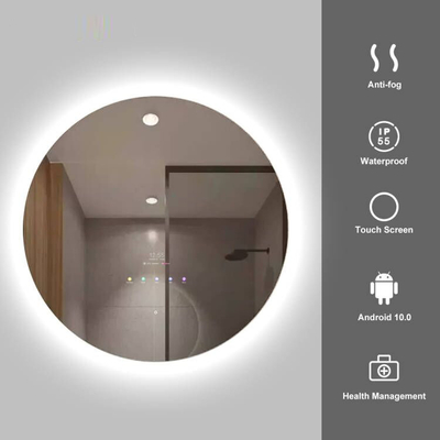 10,1“ intelligenter Spiegel des Bildschirm-, IP65 PCAP ringsum geführte Badezimmer-Spiegel