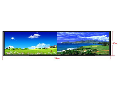 1920X380 zeigen Entschließung ausgedehnte Stange Lcd 19,1 Zoll für die Werbung an